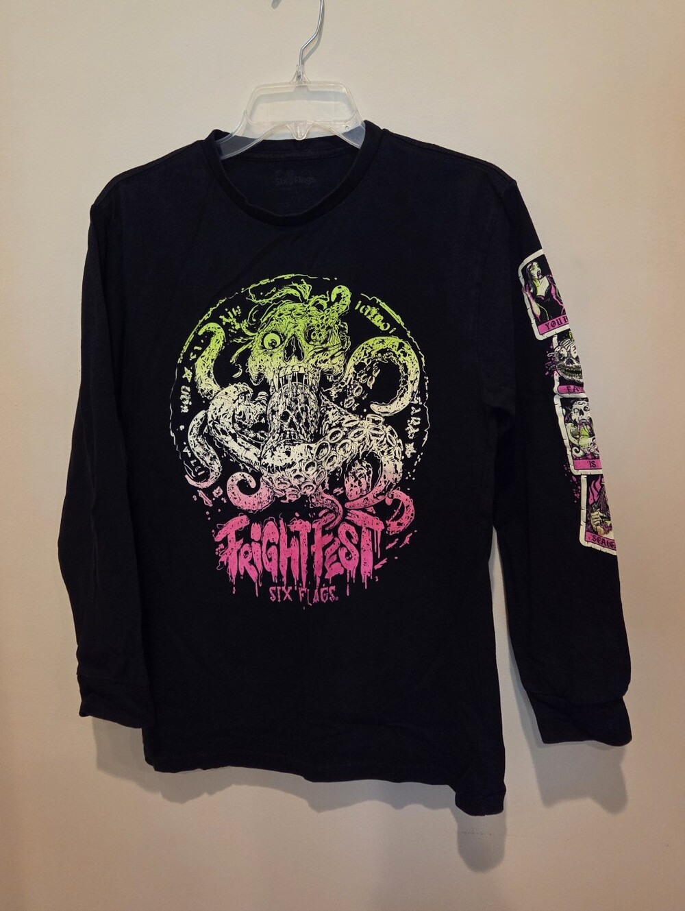 Six Flags Magic Mountain Fright Fest Long Sleeve Shirt